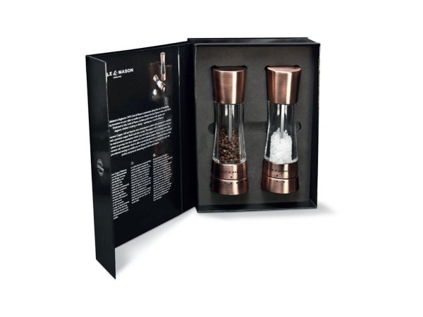 Súprava mlynčekov na soľ a korenie Derwent Copper Gourmet Precision+ - Image 2