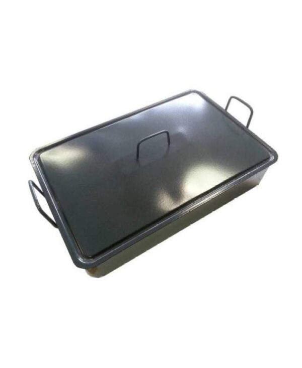 Smaltovaný pekáč s pokrievkou 600x400x120 mm